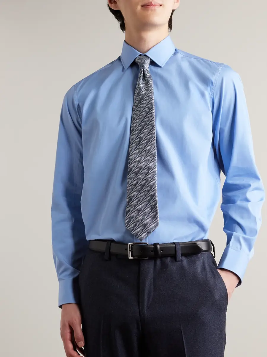 Charvet Classic-Collar Cotton Shirt - Men | Thumbnail 2 Charvet Classic-Collar Cotton Shirt - Men | Thumbnail 2