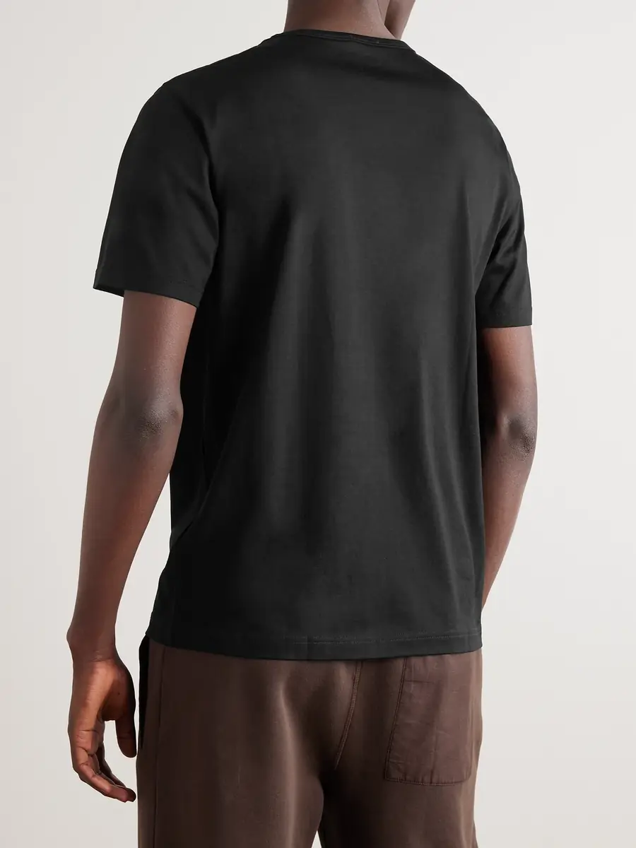 Sunspel Slim-Fit Cotton-Jersey T-Shirt - Men | Thumbnail 3 Sunspel Slim-Fit Cotton-Jersey T-Shirt - Men | Thumbnail 3