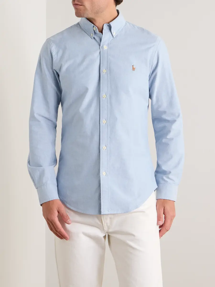 Polo Ralph Lauren Slim-Fit Cotton Oxford Shirt - Men | Thumbnail 3 Polo Ralph Lauren Slim-Fit Cotton Oxford Shirt - Men | Thumbnail 3