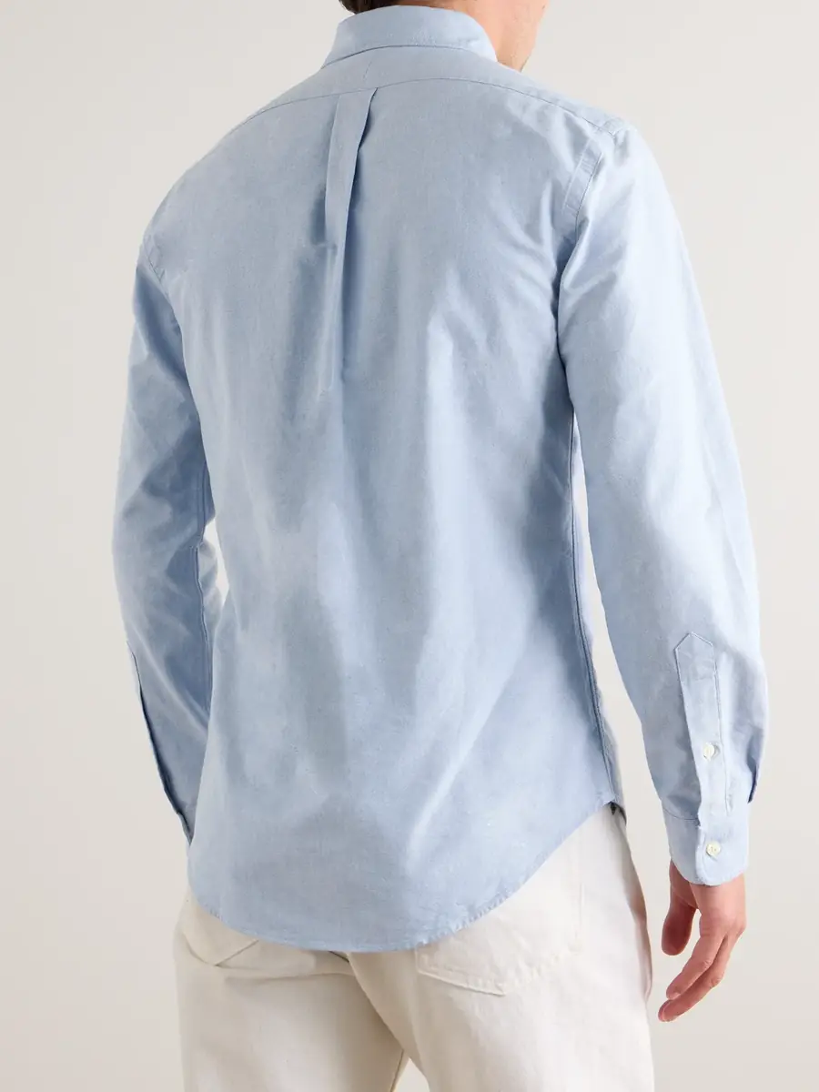 Polo Ralph Lauren Slim-Fit Cotton Oxford Shirt - Men | Thumbnail 4 Polo Ralph Lauren Slim-Fit Cotton Oxford Shirt - Men | Thumbnail 4