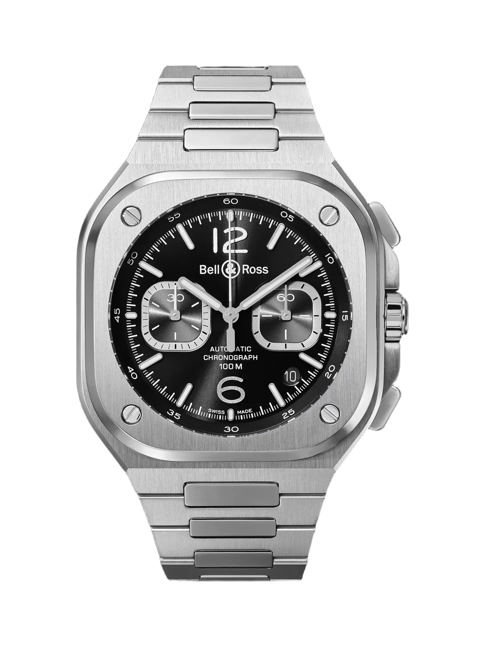 BR 05 Automatic Chronograph Stainless Steel Watch, Ref. BR05C-BL-ST/SST - Men BR 05 Automatic Chronograph Stainless Steel Watch, Ref. BR05C-BL-ST/SST - Men
