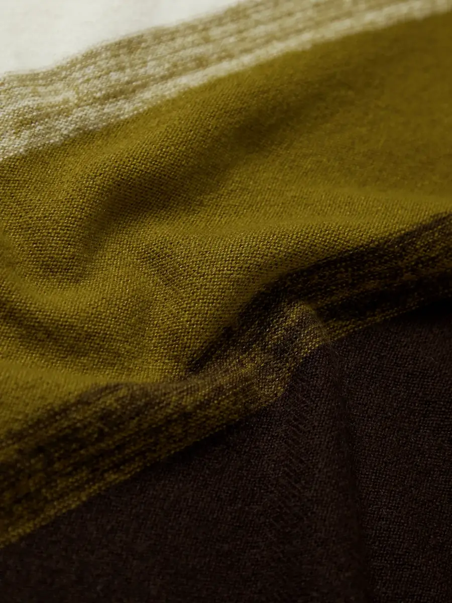 Loro Piana Glenshell Striped Cashmere and Silk-Blend Sweater - Men | Thumbnail 5 Loro Piana Glenshell Striped Cashmere and Silk-Blend Sweater - Men | Thumbnail 5