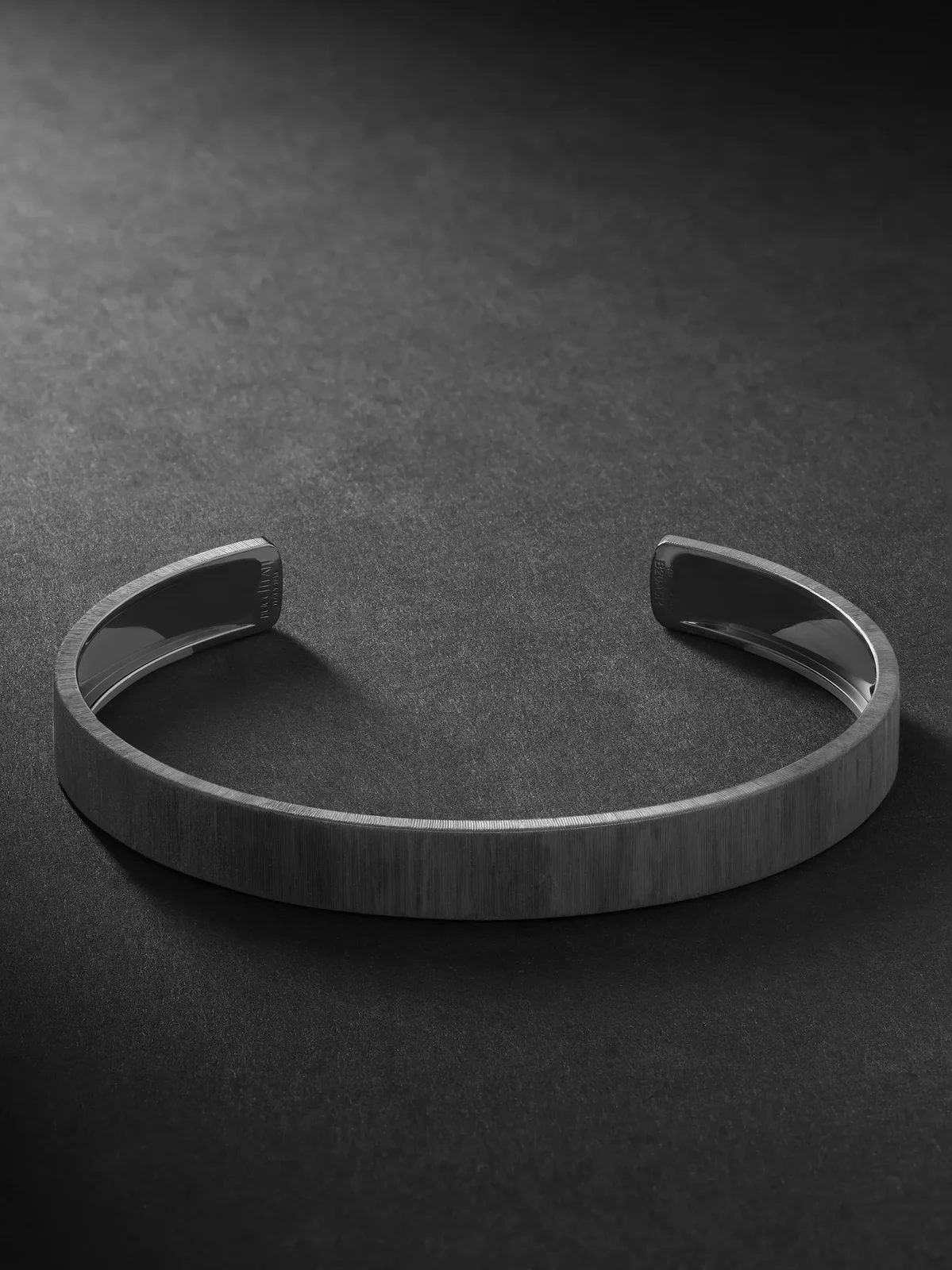 Macri Blackened White Gold Cuff - Men Macri Blackened White Gold Cuff - Men