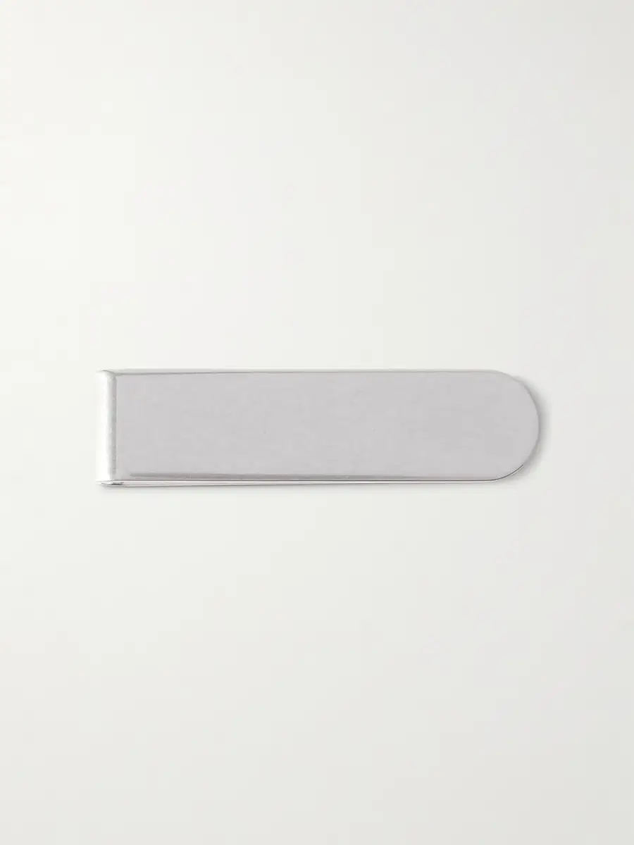 Saint Laurent Logo-Engraved Silver-Tone Money Clip - Men | Thumbnail 2 Saint Laurent Logo-Engraved Silver-Tone Money Clip - Men | Thumbnail 2
