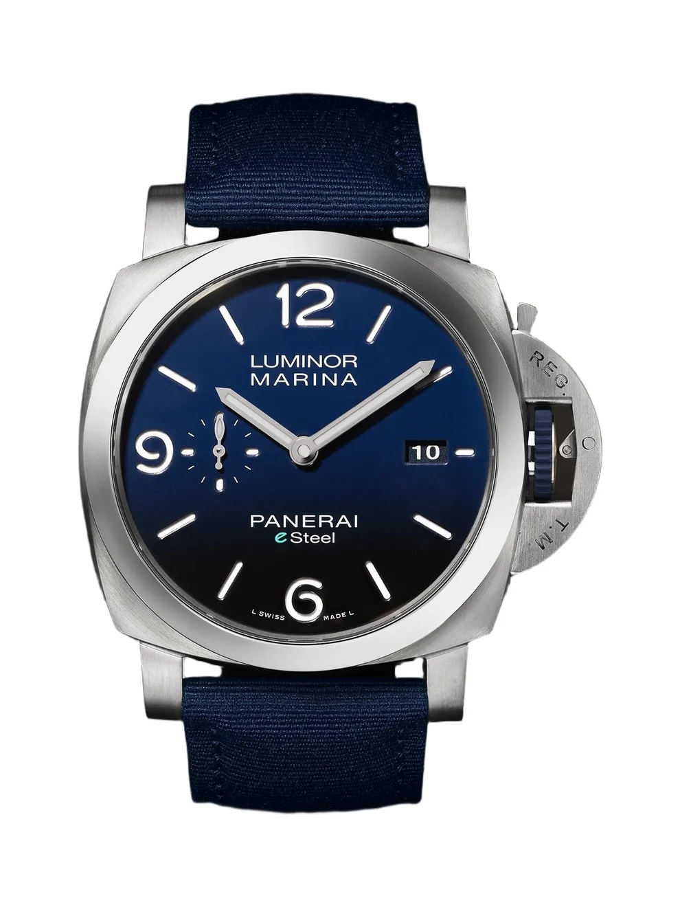 Luminor Marina Automatic eSteel and Recycled PET Watch, Ref. PAM01157 - Men Luminor Marina Automatic eSteel and Recycled PET Watch, Ref. PAM01157 - Men