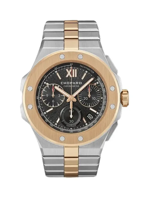 Alpine Eagle XL Chrono Automatic Lucent Steel and 18-Karat Rose Gold Watch, Ref. 298609-6001 - Men Alpine Eagle XL Chrono Automatic Lucent Steel and 18-Karat Rose Gold Watch, Ref. 298609-6001 - Men