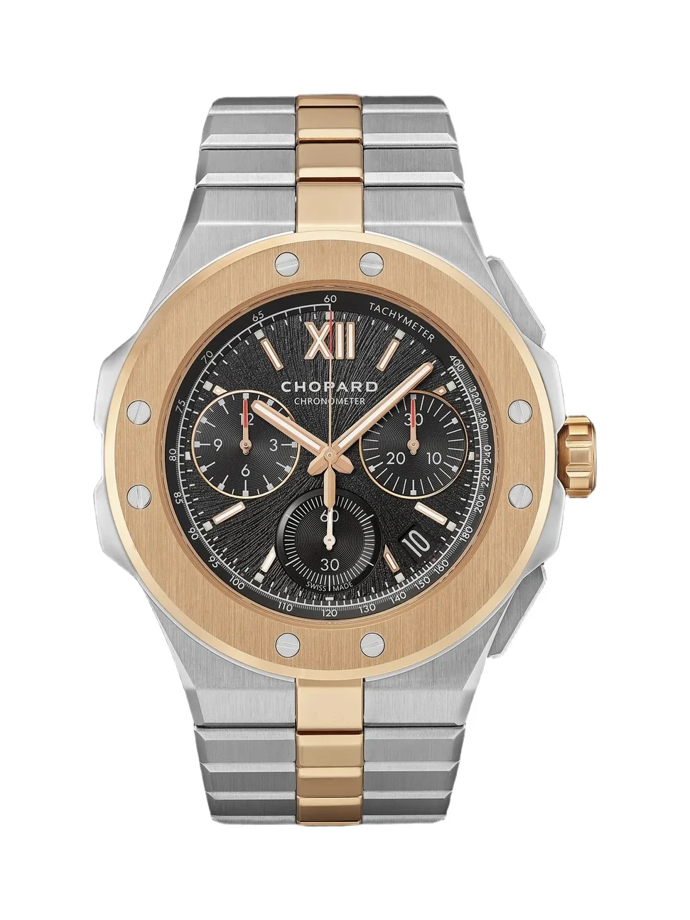 Alpine Eagle XL Chrono Automatic Lucent Steel and 18-Karat Rose Gold Watch, Ref. 298609-6001 - Men Alpine Eagle XL Chrono Automatic Lucent Steel and 18-Karat Rose Gold Watch, Ref. 298609-6001 - Men