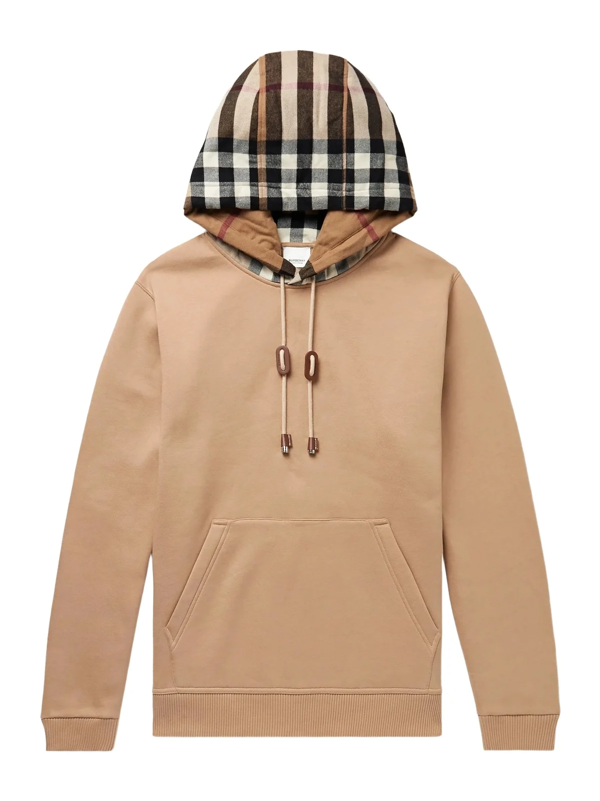 Checked Cotton-Blend Jersey Hoodie - Men