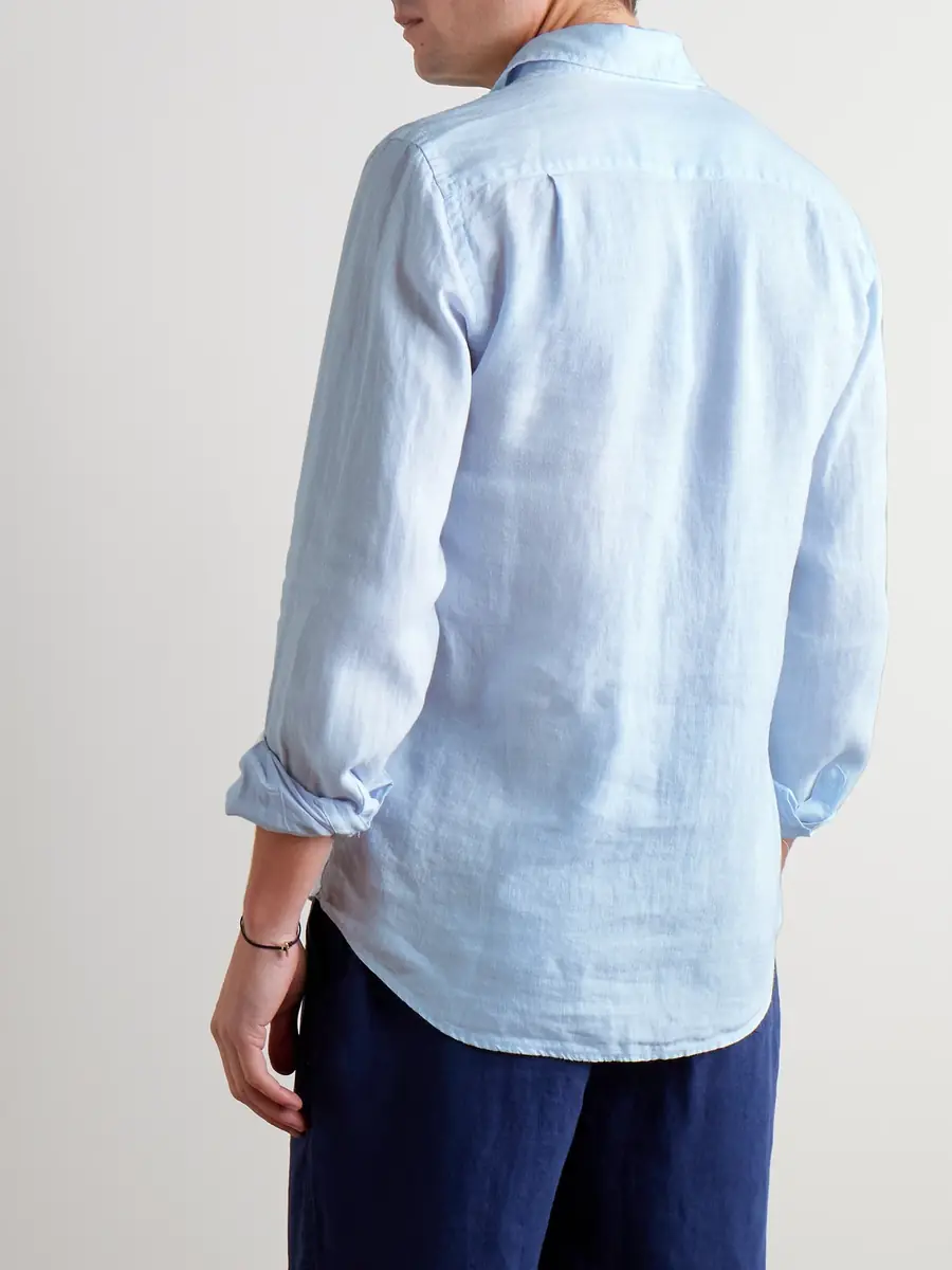 Vilebrequin Caroubis Linen Shirt - Men | Thumbnail 3 Vilebrequin Caroubis Linen Shirt - Men | Thumbnail 3
