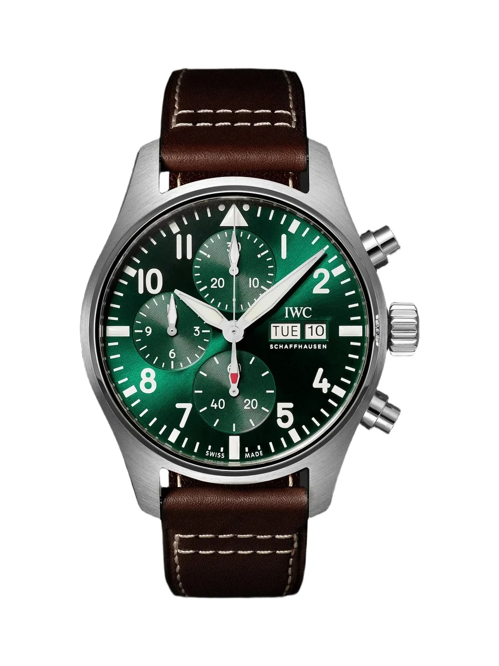 Pilot's Automatic Chronograph Stainless Steel Watch, Ref. IW388103 - Men