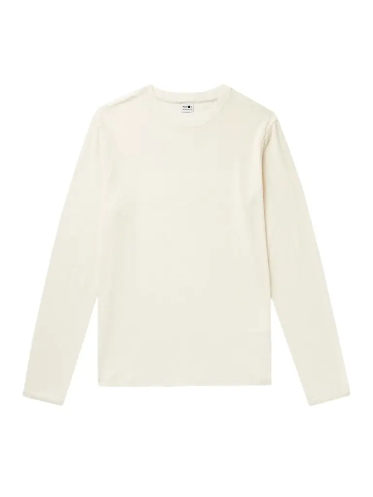 NN07 Clive Waffle-Knit Cotton and Modal-Blend T-Shirt - Men