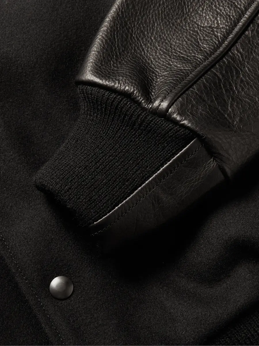 Golden Bear The Albany Wool-Blend and Leather Varsity Jacket - Men | Thumbnail 5 Golden Bear The Albany Wool-Blend and Leather Varsity Jacket - Men | Thumbnail 5