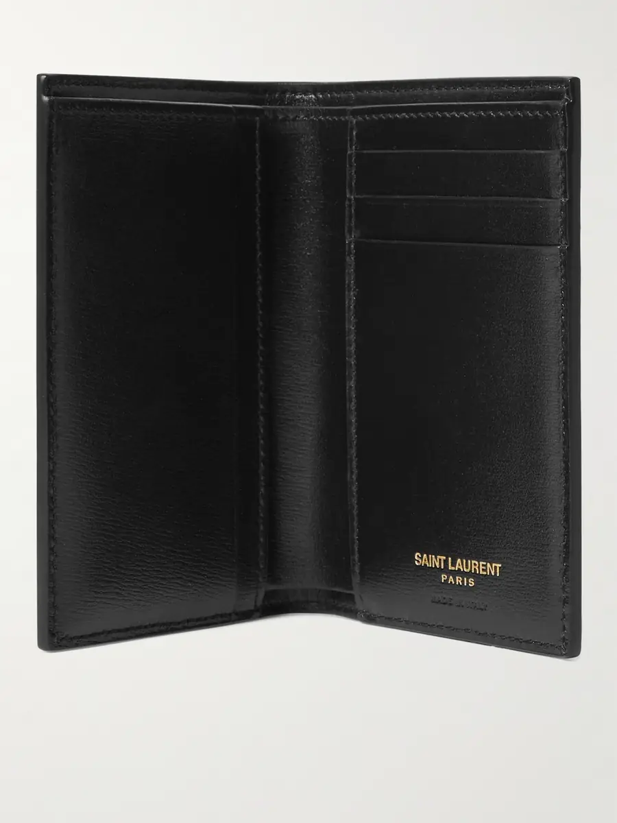 Saint Laurent Logo-Appliquéd Leather Billfold Wallet - Men | Thumbnail 4 Saint Laurent Logo-Appliquéd Leather Billfold Wallet - Men | Thumbnail 4