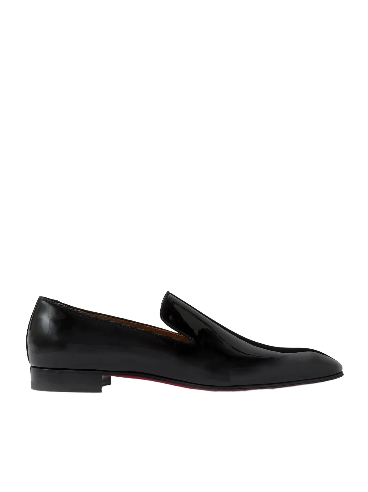 Dandelion Grosgrain-Trimmed Patent-Leather Loafers - Men Dandelion Grosgrain-Trimmed Patent-Leather Loafers - Men