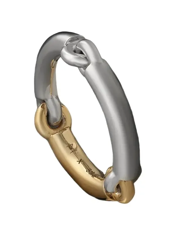 The Solstice 18-Karat White and Yellow Gold Ring - Men
