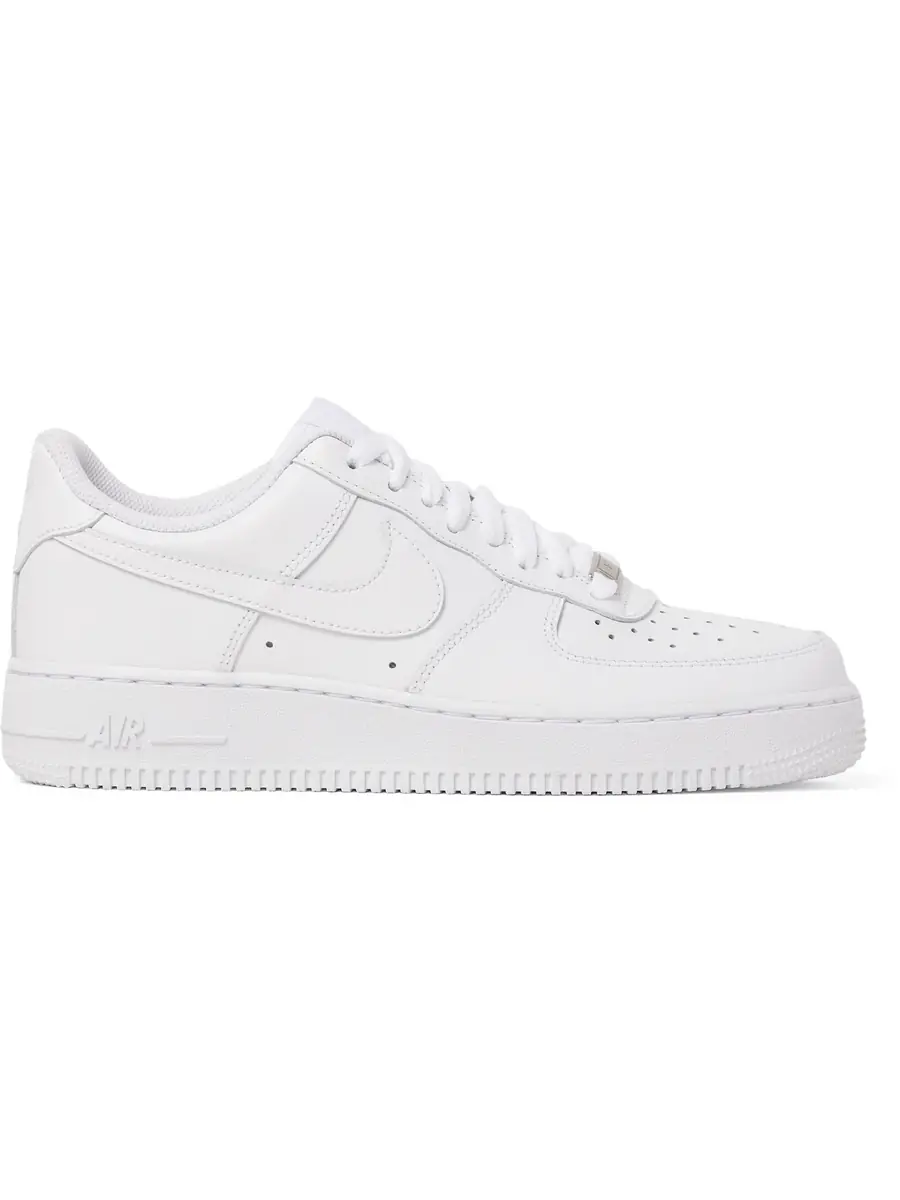 Nike Air Force 1'07 Leather Sneakers - Men | Thumbnail 1 Nike Air Force 1'07 Leather Sneakers - Men | Thumbnail 1