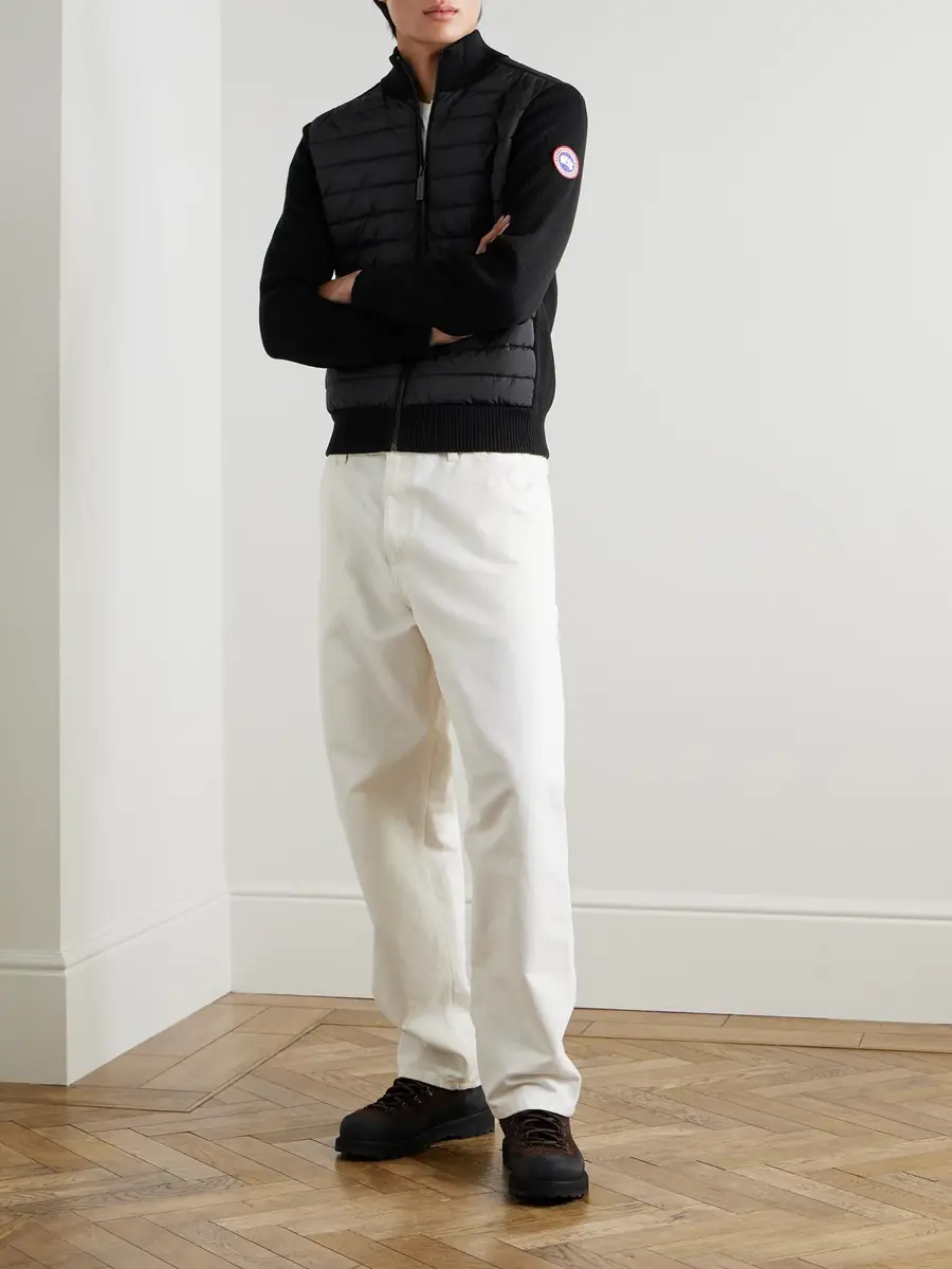 Canada Goose HyBridge® Slim-Fit Merino Wool and Quilted Shell Down Jacket - Men | Thumbnail 2