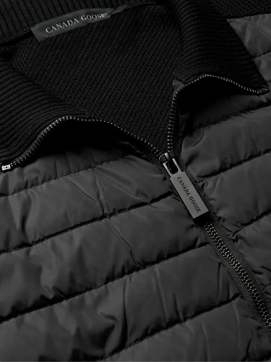Canada Goose HyBridge® Slim-Fit Merino Wool and Quilted Shell Down Jacket - Men | Thumbnail 4