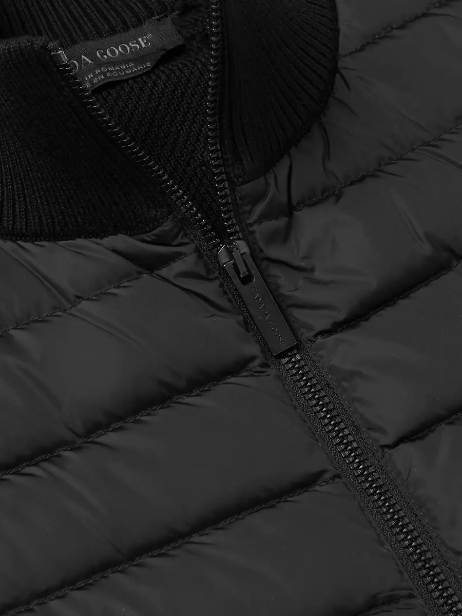 Canada Goose HyBridge® Slim-Fit Merino Wool and Quilted Shell Down Gilet - Men | Thumbnail 4 Canada Goose HyBridge® Slim-Fit Merino Wool and Quilted Shell Down Gilet - Men | Thumbnail 4