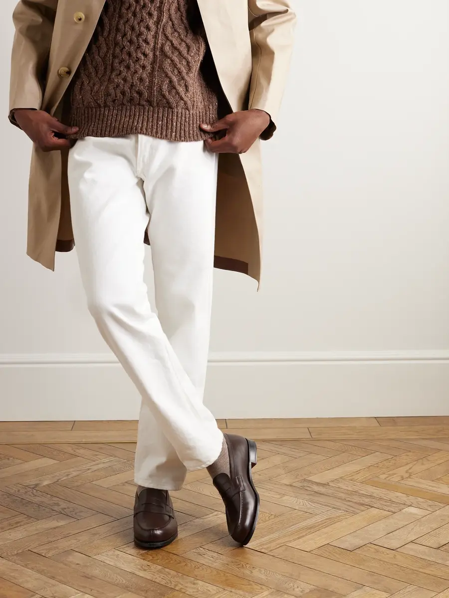J.M. Weston 180 Moccasin Leather Loafers - Men | Thumbnail 2 J.M. Weston 180 Moccasin Leather Loafers - Men | Thumbnail 2