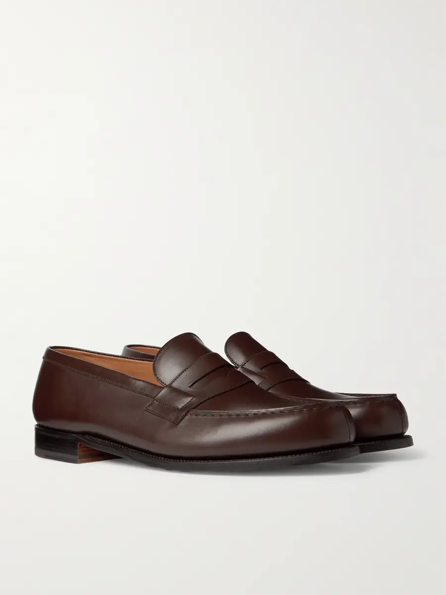 J.M. Weston 180 Moccasin Leather Loafers - Men | Thumbnail 3 J.M. Weston 180 Moccasin Leather Loafers - Men | Thumbnail 3
