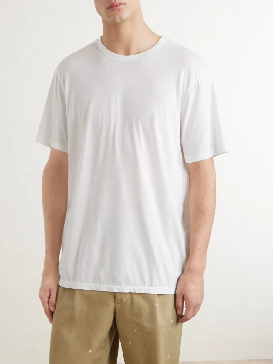 James Perse Luxe Lotus Slim-Fit Cotton-Jersey T-Shirt - Men | Thumbnail 3 James Perse Luxe Lotus Slim-Fit Cotton-Jersey T-Shirt - Men | Thumbnail 3