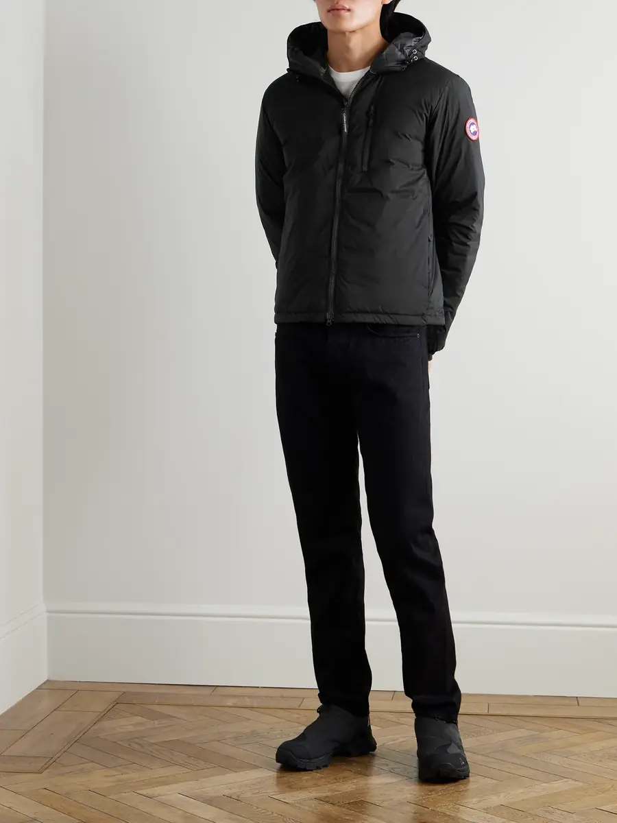 Canada Goose Lodge Slim-Fit Nylon-Ripstop Hooded Down Jacket - Men | Thumbnail 2