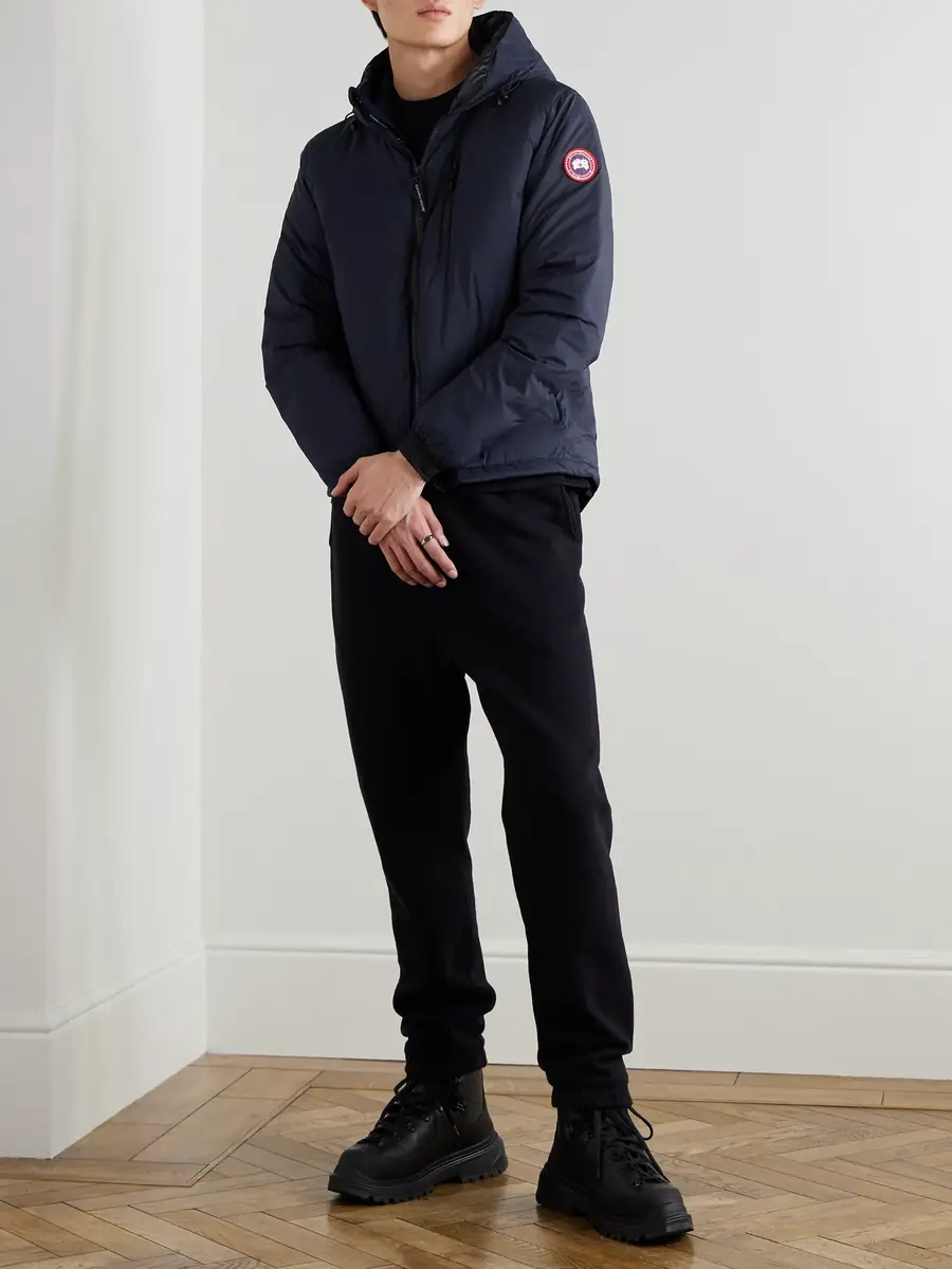 Canada Goose Lodge Slim-Fit Nylon-Ripstop Hooded Down Jacket - Men | Thumbnail 2