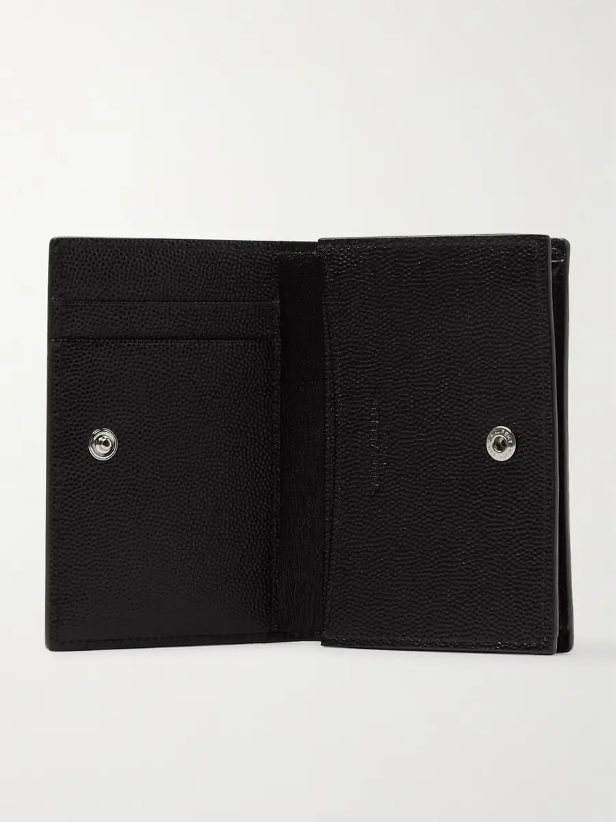 Saint Laurent Pebble-Grain Leather Billfold Wallet - Men | Thumbnail 4 Saint Laurent Pebble-Grain Leather Billfold Wallet - Men | Thumbnail 4