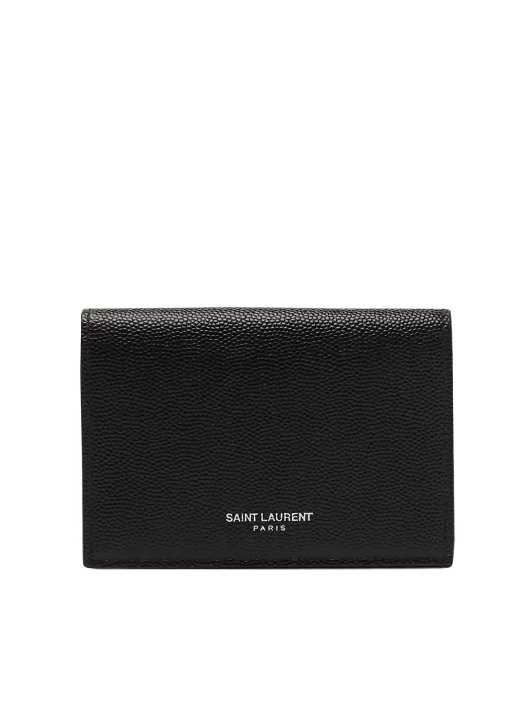 Saint Laurent Pebble-Grain Leather Billfold Wallet - Men | Image 1 Saint Laurent Pebble-Grain Leather Billfold Wallet - Men | Image 1