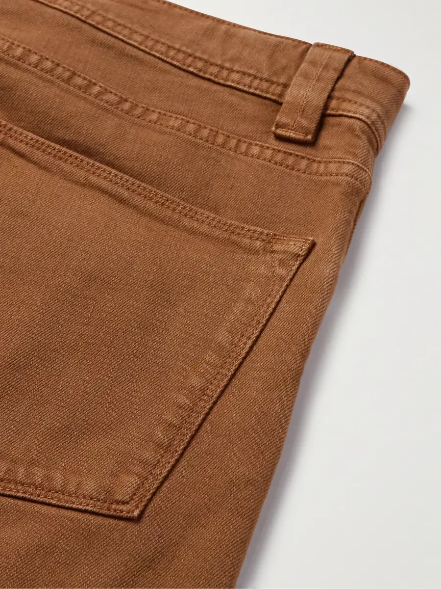 Loro Piana Straight-Leg Garment-Dyed Jeans - Men | Thumbnail 4 Loro Piana Straight-Leg Garment-Dyed Jeans - Men | Thumbnail 4
