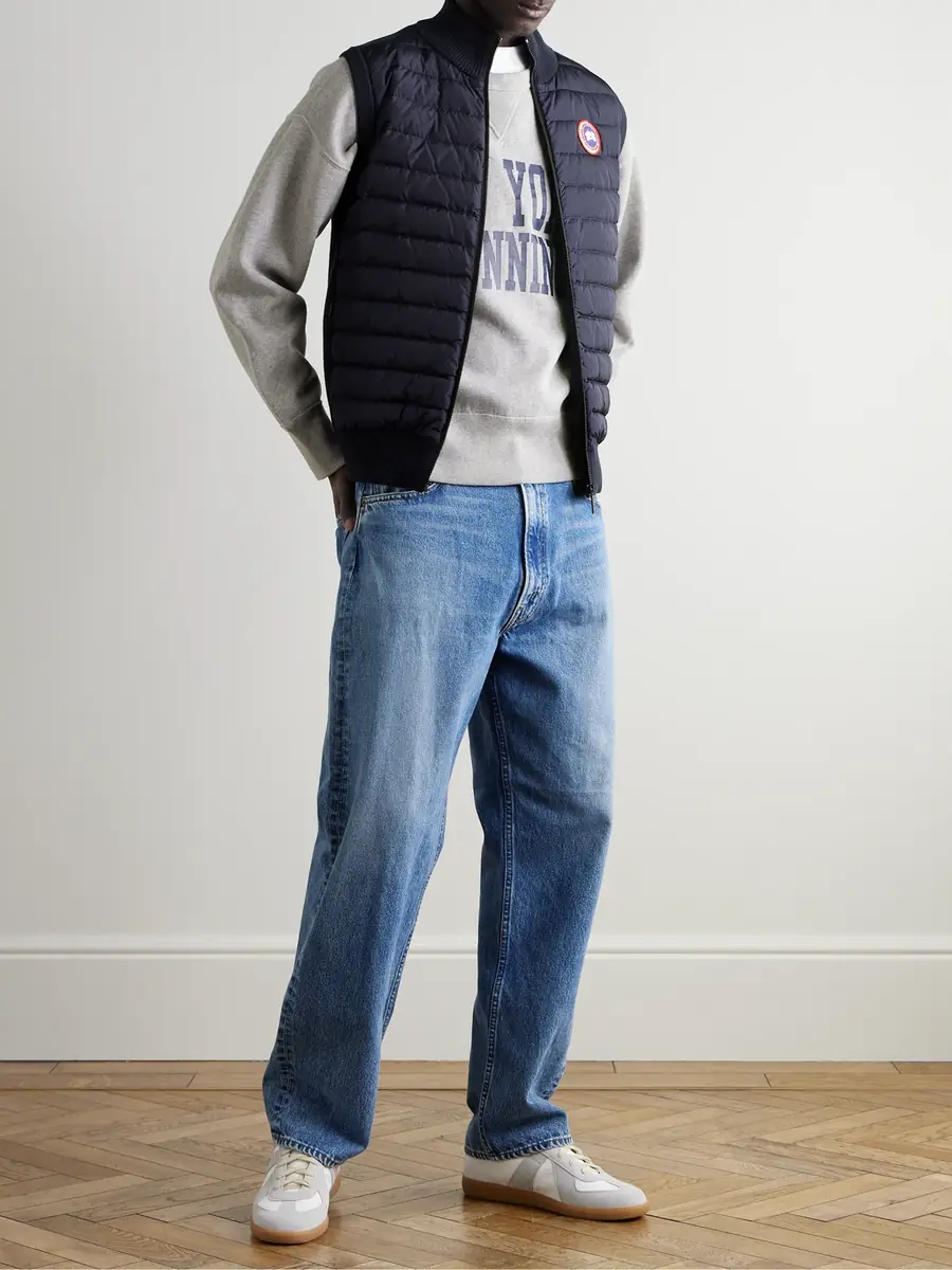 Canada Goose HyBridge Slim-Fit Merino Wool and Quilted Nylon Down Gilet - Men | Thumbnail 2 Canada Goose HyBridge Slim-Fit Merino Wool and Quilted Nylon Down Gilet - Men | Thumbnail 2