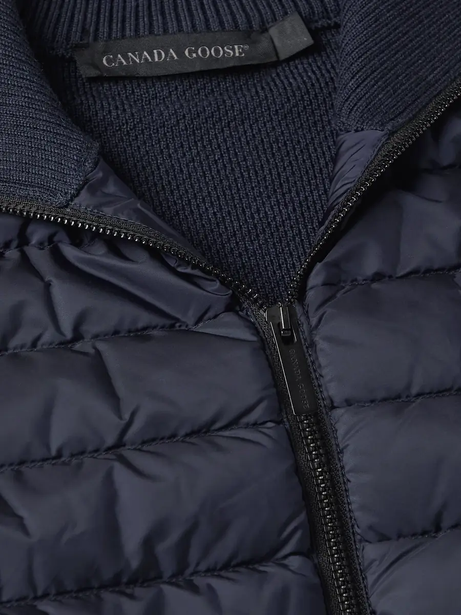 Canada Goose HyBridge Slim-Fit Merino Wool and Quilted Nylon Down Gilet - Men | Thumbnail 4 Canada Goose HyBridge Slim-Fit Merino Wool and Quilted Nylon Down Gilet - Men | Thumbnail 4