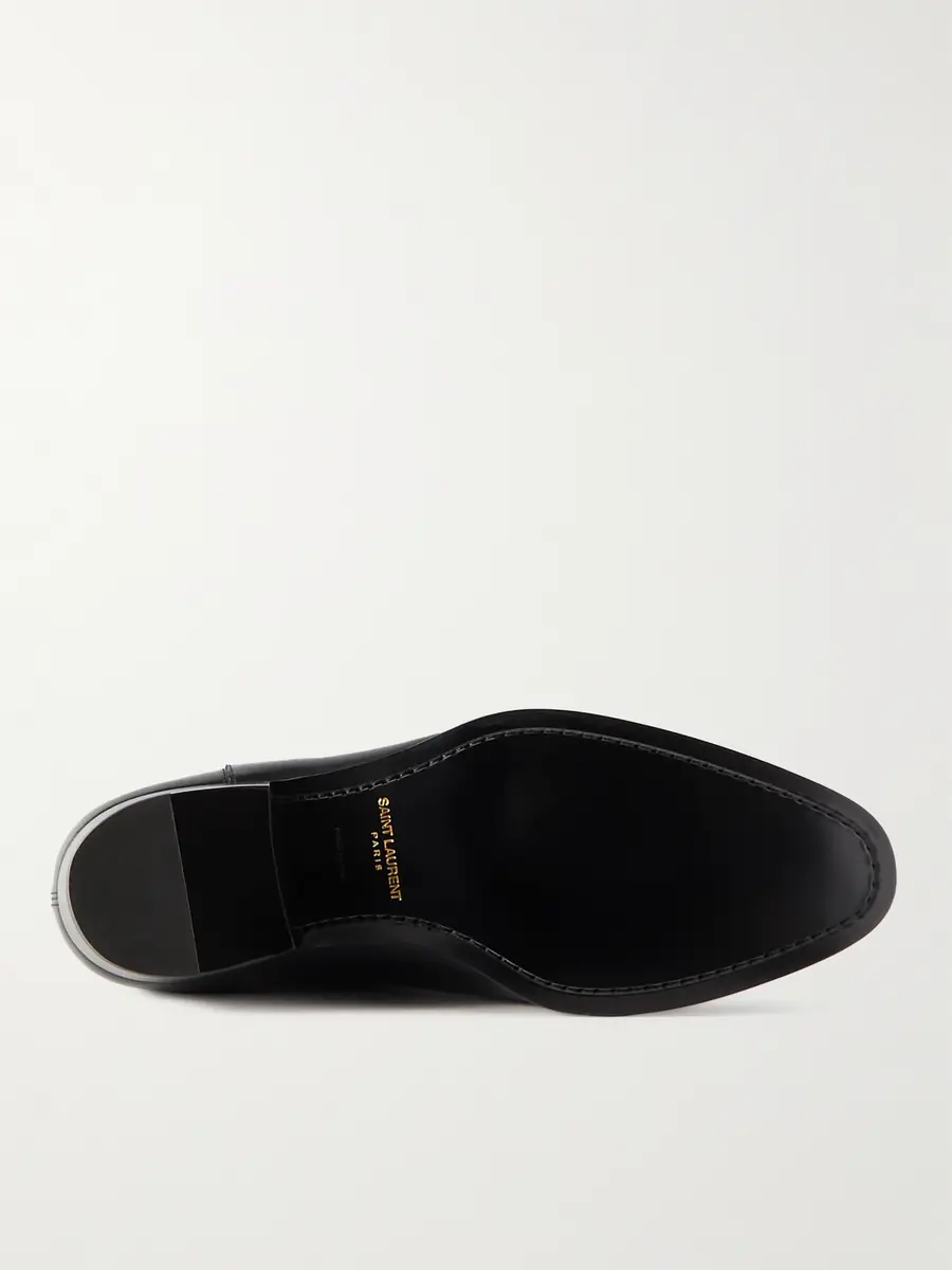 Saint Laurent Wyatt Leather Chelsea Boots - Men | Thumbnail 6 Saint Laurent Wyatt Leather Chelsea Boots - Men | Thumbnail 6
