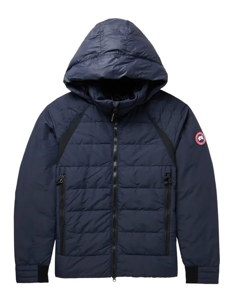 HyBridge Quilted Nylon Hooded Down Jacket - Men HyBridge Quilted Nylon Hooded Down Jacket - Men