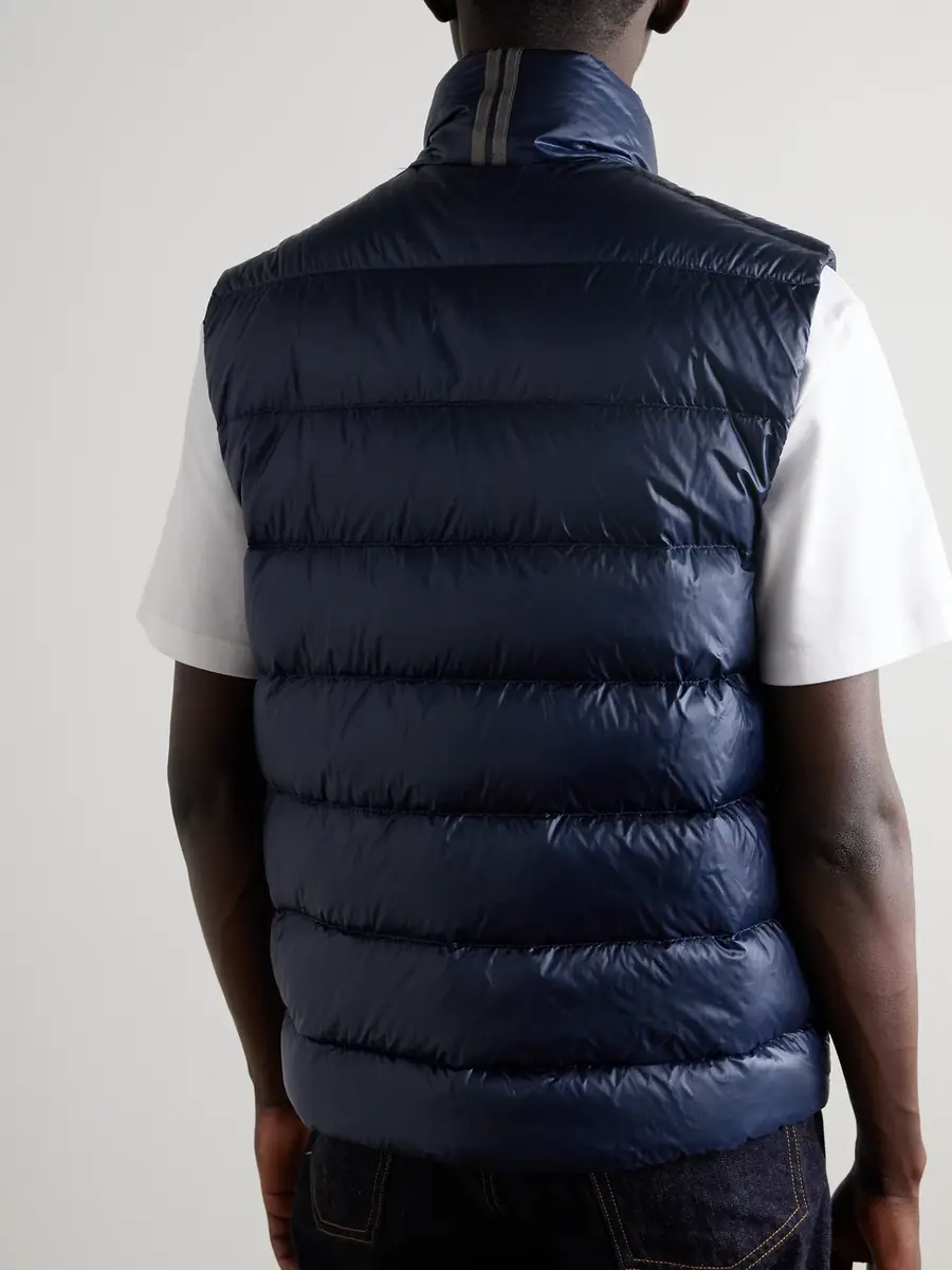 Canada Goose Crofton Slim-Fit Quilted Recycled Nylon-Ripstop Down Gilet - Men | Thumbnail 4