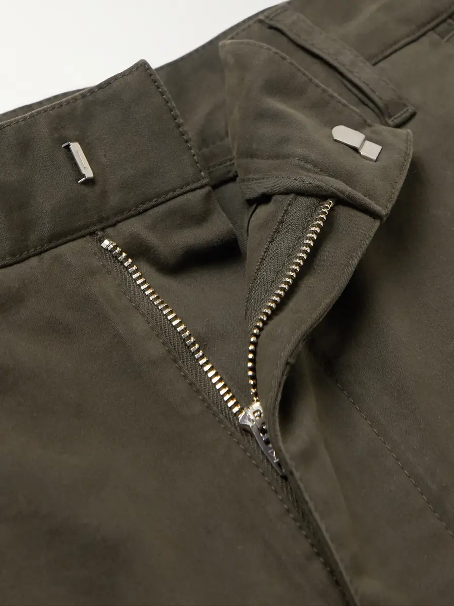 Moncler Wide-Leg Stretch-Cotton Cargo Trousers - Men | Thumbnail 5
