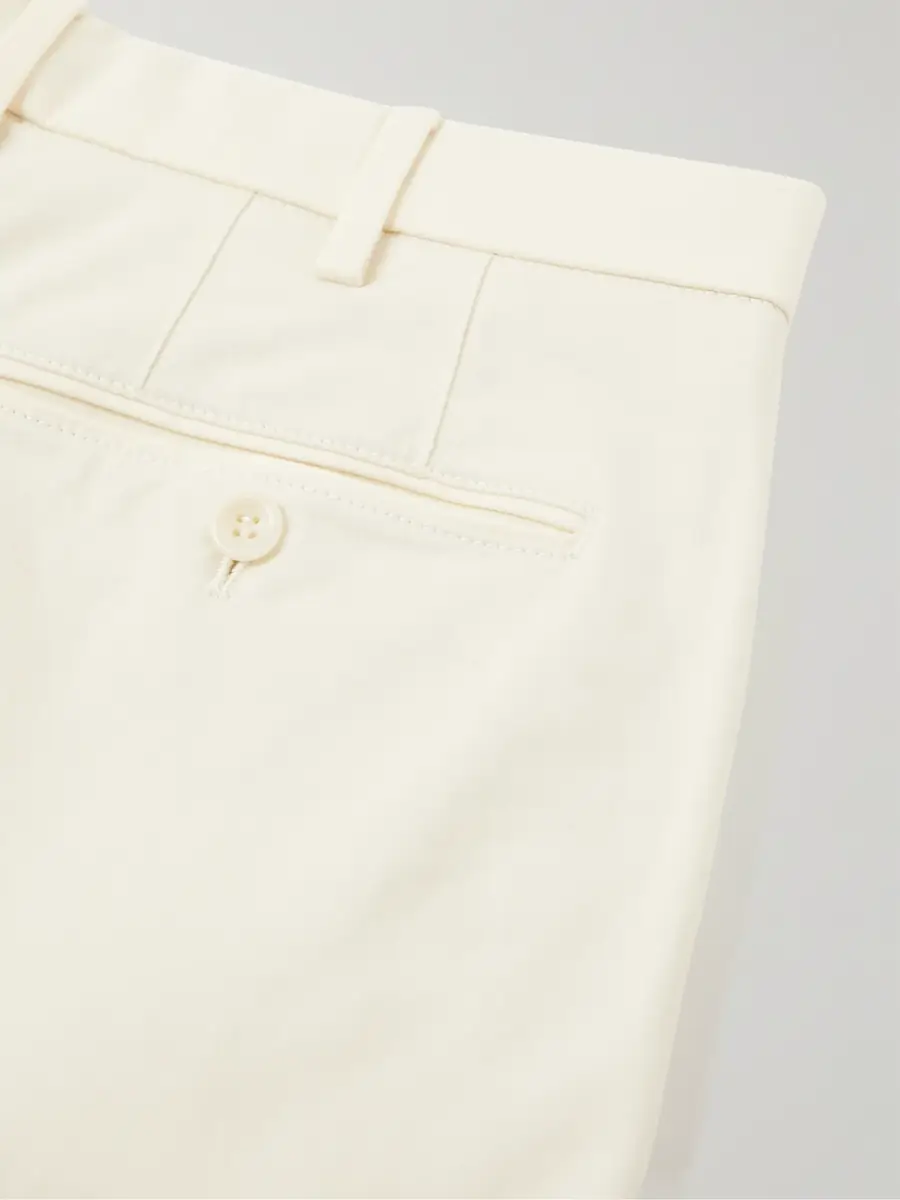 Loro Piana Slim-Fit Cotton-Blend Trousers - Men | Thumbnail 4