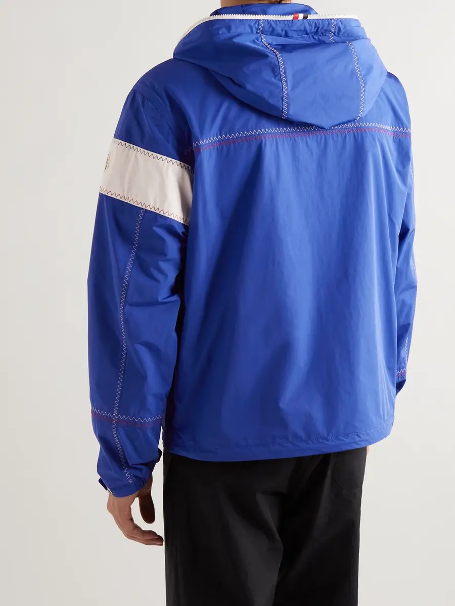 Moncler Fujio Logo-Appliquéd Shell Hooded Jacket - Men | Thumbnail 3 Moncler Fujio Logo-Appliquéd Shell Hooded Jacket - Men | Thumbnail 3