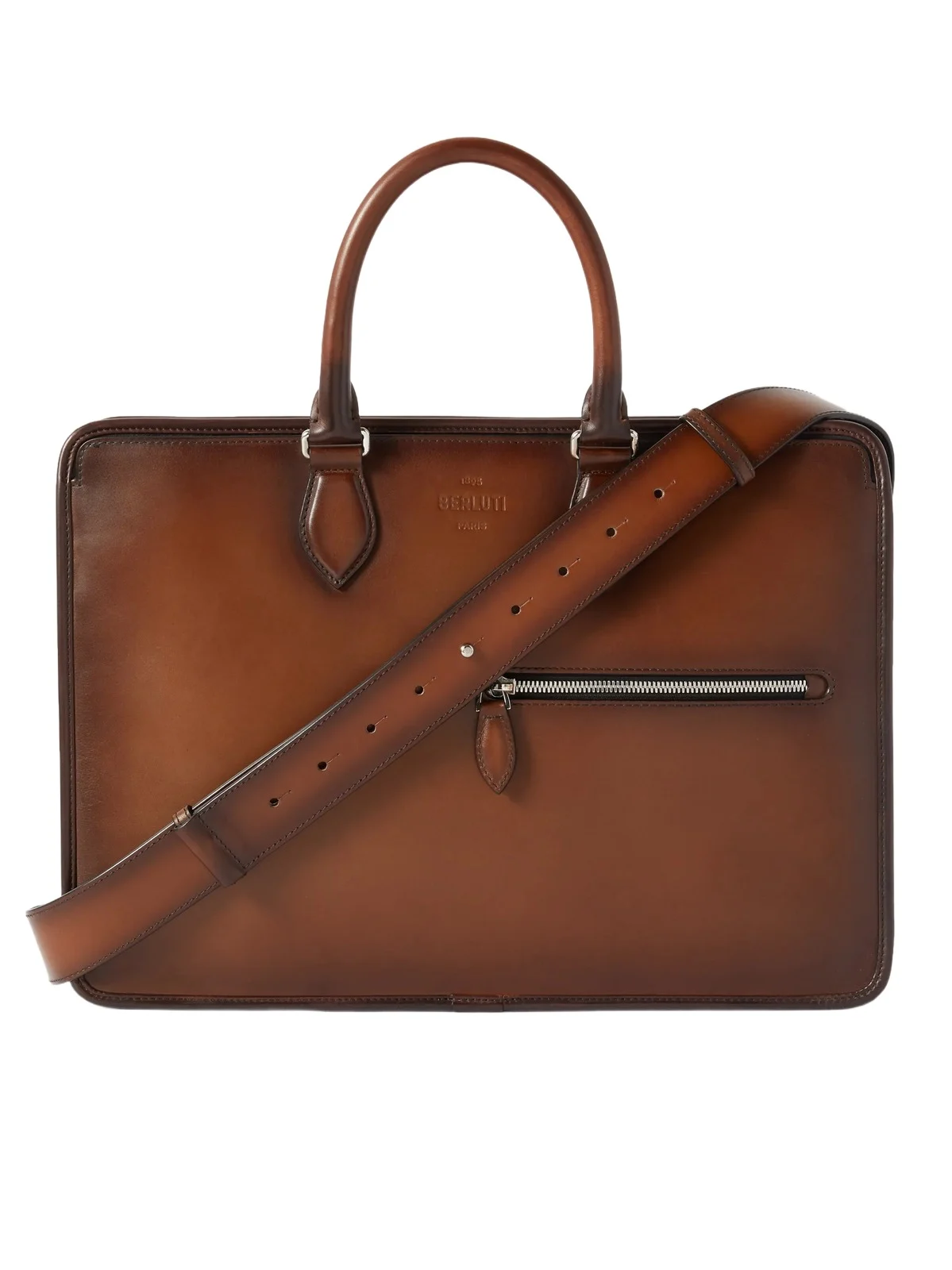 Berluti Un Jour Scritto Venezia Leather Briefcase - Men