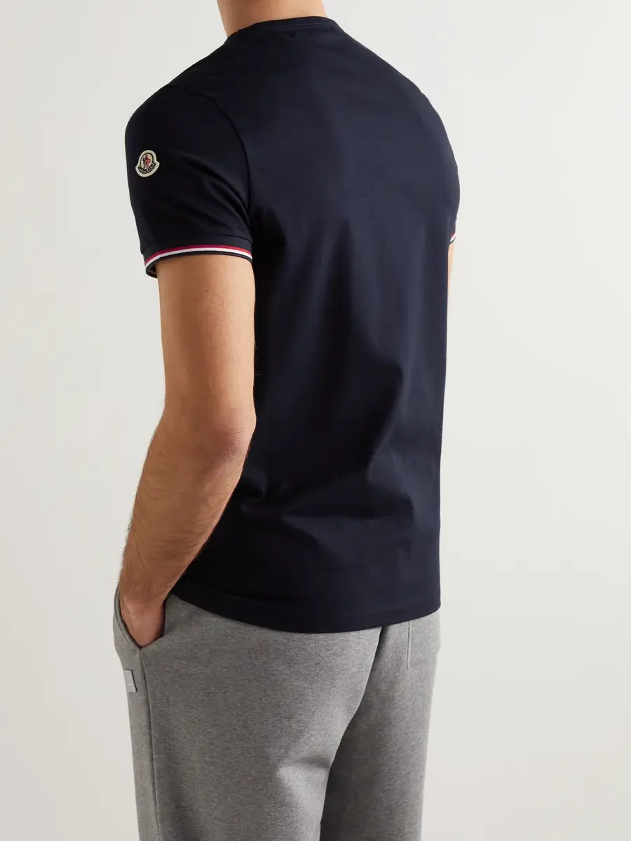 Moncler Stretch-Cotton Jersey T-Shirt - Men | Thumbnail 3