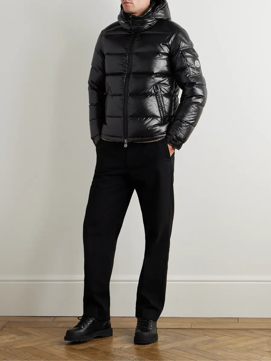 Moncler Maya Quilted Shell Hooded Down Jacket - Men | Thumbnail 2