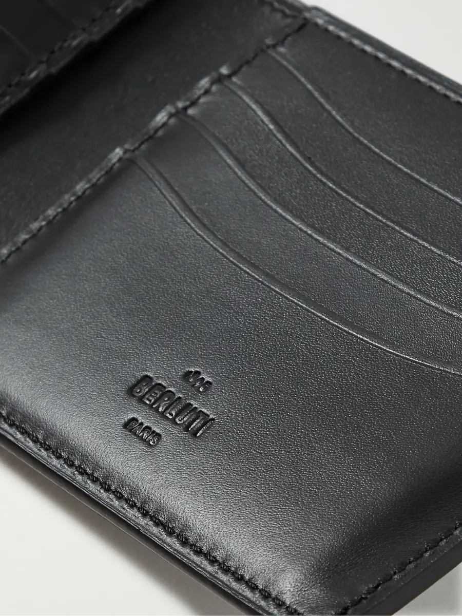 Berluti Makore Venezia Leather Billfold Wallet - Men | Thumbnail 3 Berluti Makore Venezia Leather Billfold Wallet - Men | Thumbnail 3