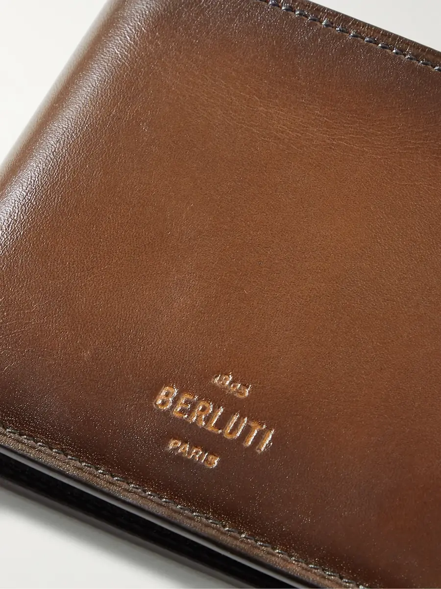 Berluti Makore Venezia Leather Billfold Wallet - Men | Thumbnail 5 Berluti Makore Venezia Leather Billfold Wallet - Men | Thumbnail 5