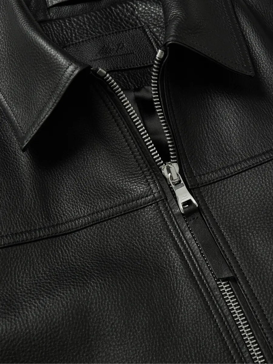 MR P. Full-Grain Leather Coach Jacket - Men | Thumbnail 5