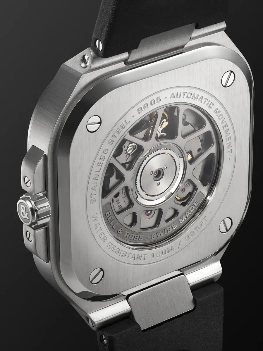 Bell & Ross BR 05 Automatic GMT Stainless Steel Watch, Ref. BR05G-SI-ST/SRB BU23NOV - Men | Thumbnail 3 Bell & Ross BR 05 Automatic GMT Stainless Steel Watch, Ref. BR05G-SI-ST/SRB BU23NOV - Men | Thumbnail 3