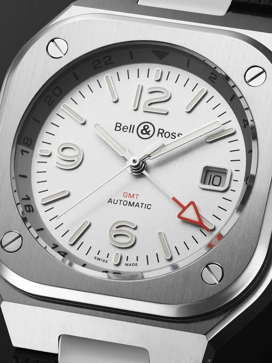 Bell & Ross BR 05 Automatic GMT Stainless Steel Watch, Ref. BR05G-SI-ST/SRB BU23NOV - Men | Thumbnail 6 Bell & Ross BR 05 Automatic GMT Stainless Steel Watch, Ref. BR05G-SI-ST/SRB BU23NOV - Men | Thumbnail 6