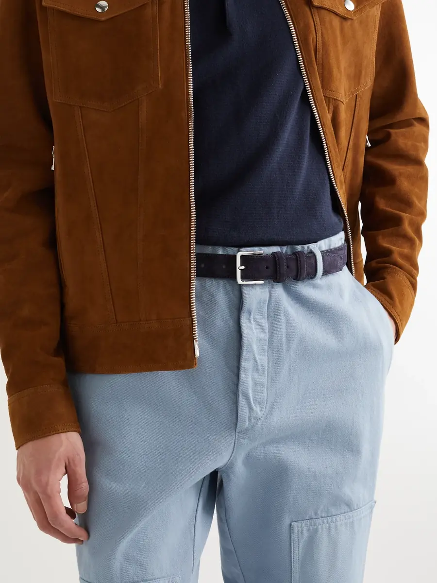 MR P. 3cm Suede Belt - Men | Thumbnail 3