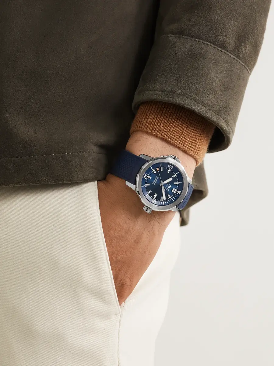 IWC SCHAFFHAUSEN Aquatimer Expedition Jacques-Yves Cousteau Automatic Stainless Steel Watch, Ref. IW328801 - Men | Thumbnail 2