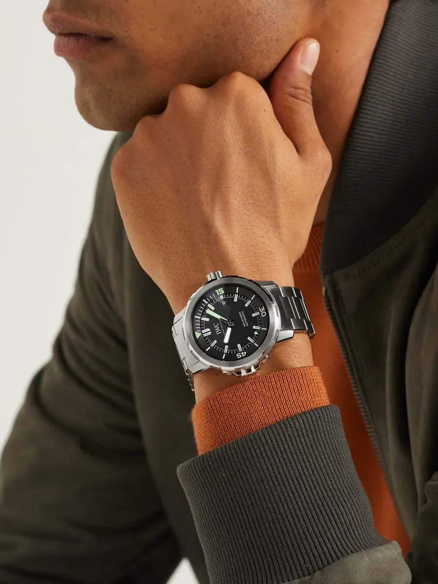 IWC SCHAFFHAUSEN Aquatimer Automatic Stainless Steel Watch, Ref. IW328803 - Men | Thumbnail 2